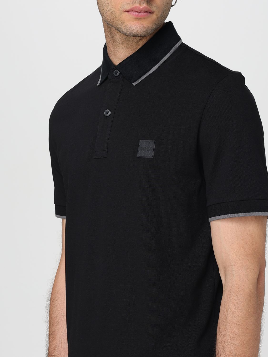 Boss Polo Shirt Men Black