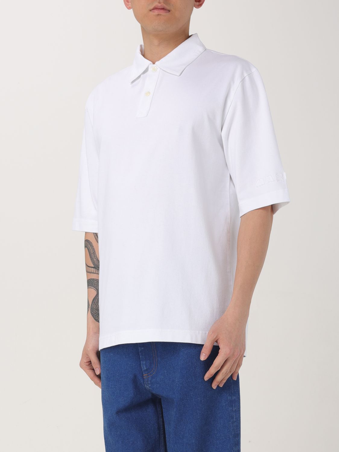 Marni Polo Shirt Men White