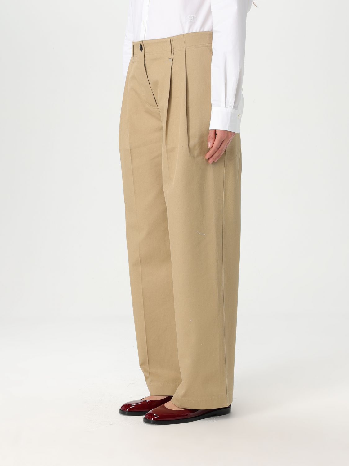 Toteme Pants Woman Beige