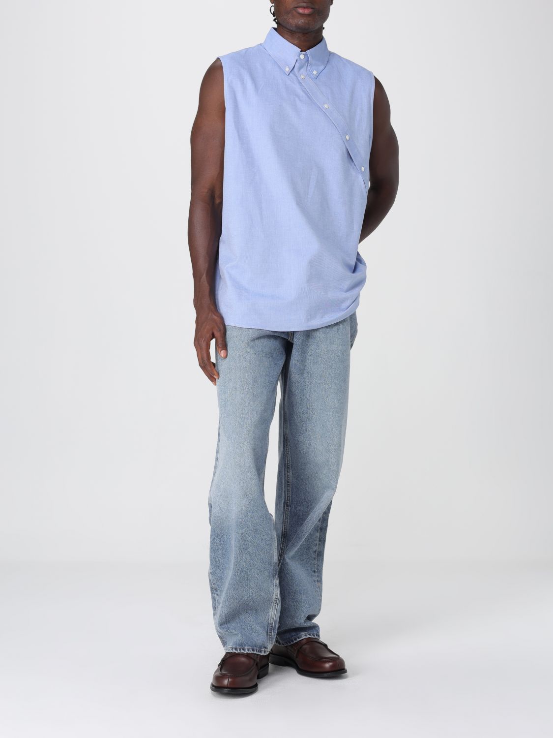 Fendi Shirt Men Blue
