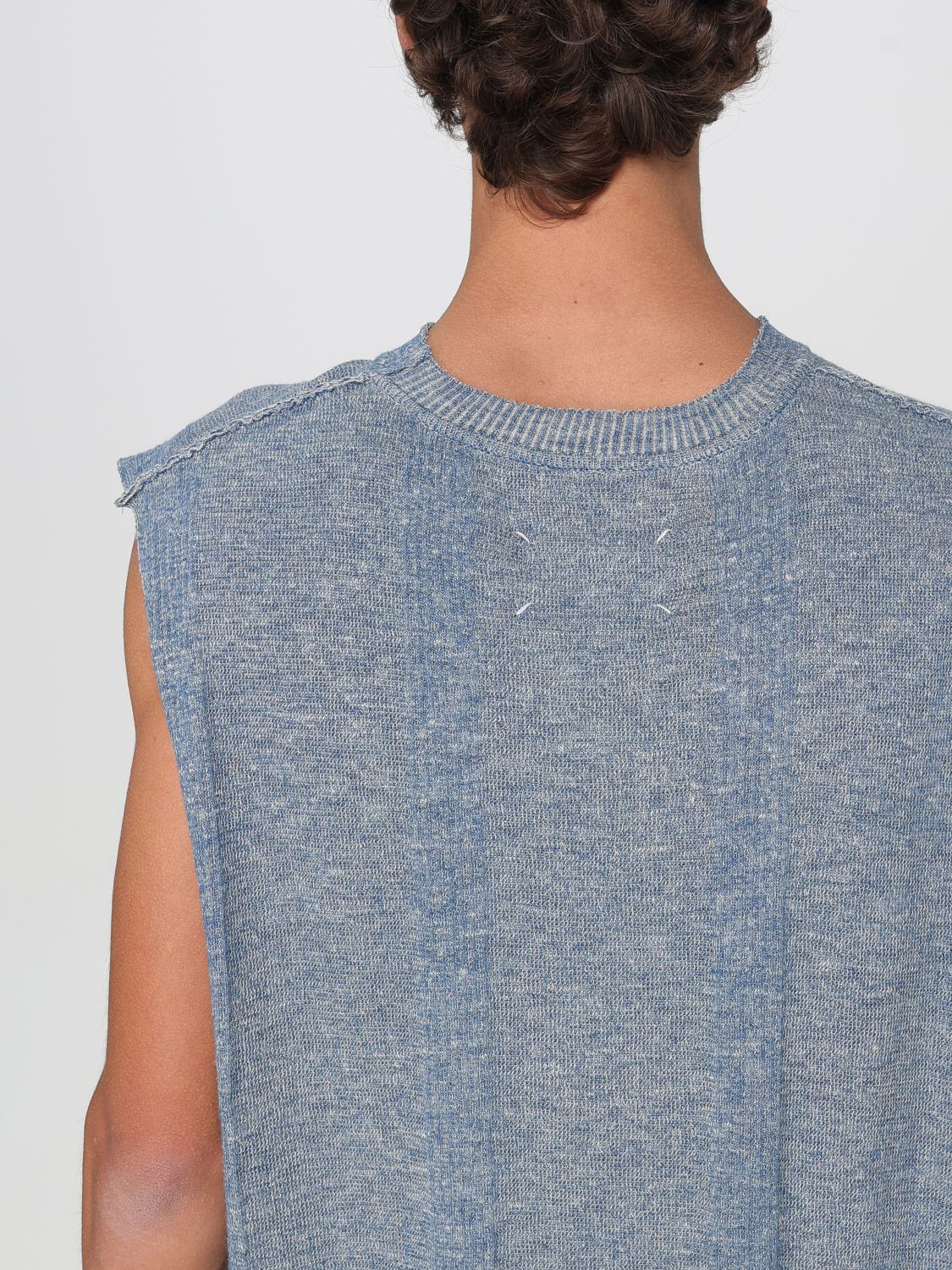 Maison Margiela Suit Vest Men Blue