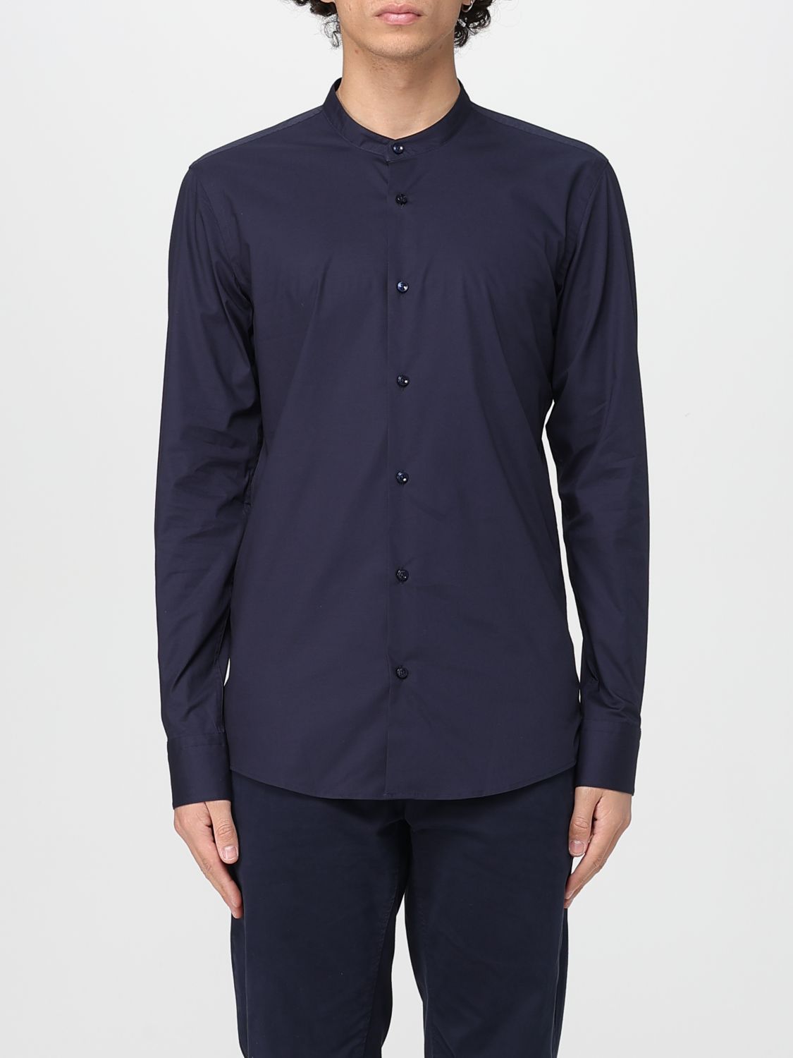 Boss Shirt Men Blue