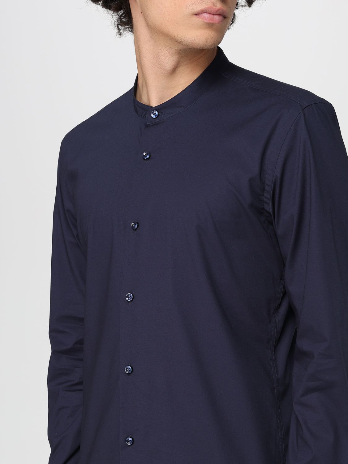 Boss Shirt Men Blue