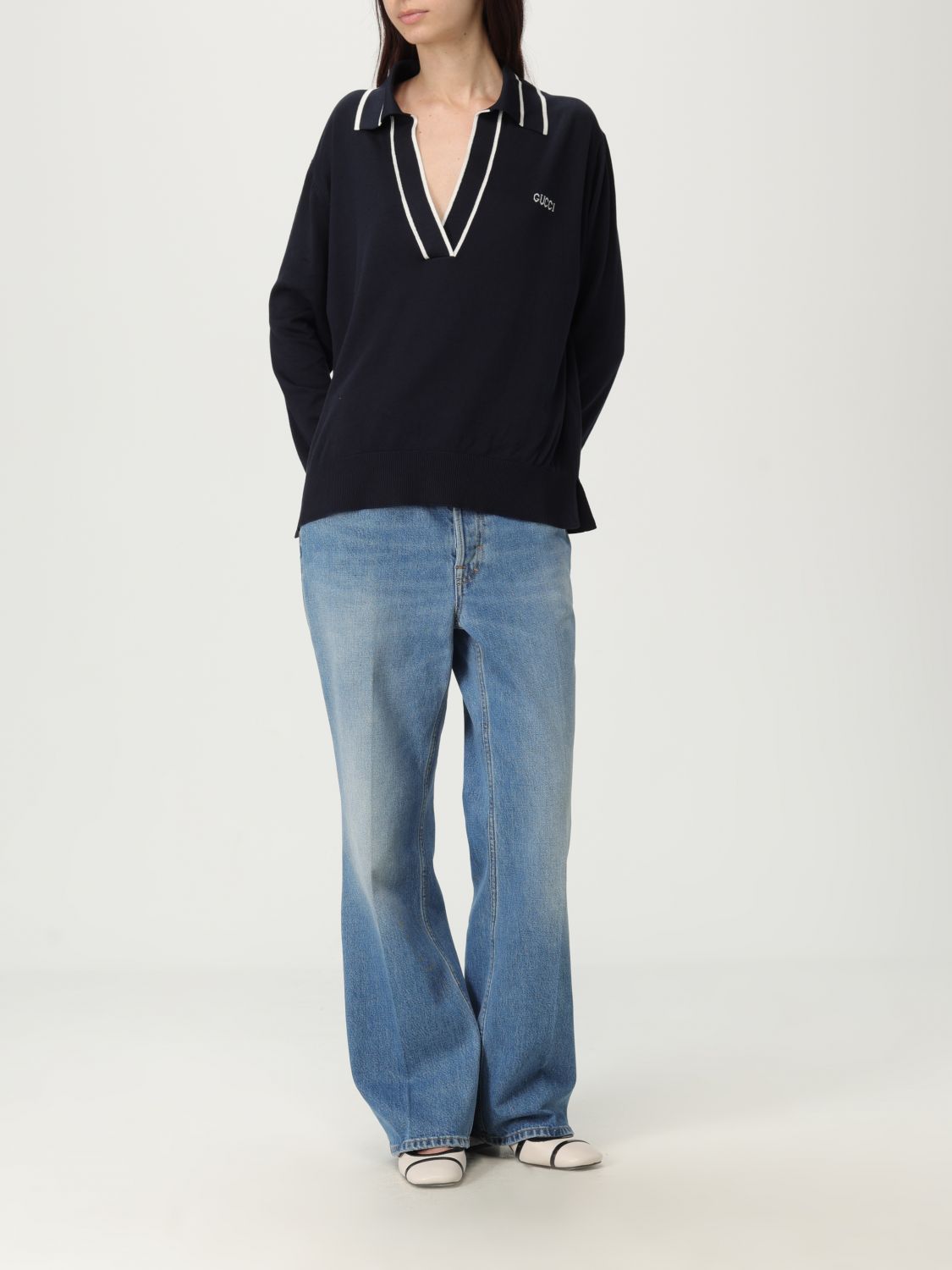 Gucci Jeans Woman Blue