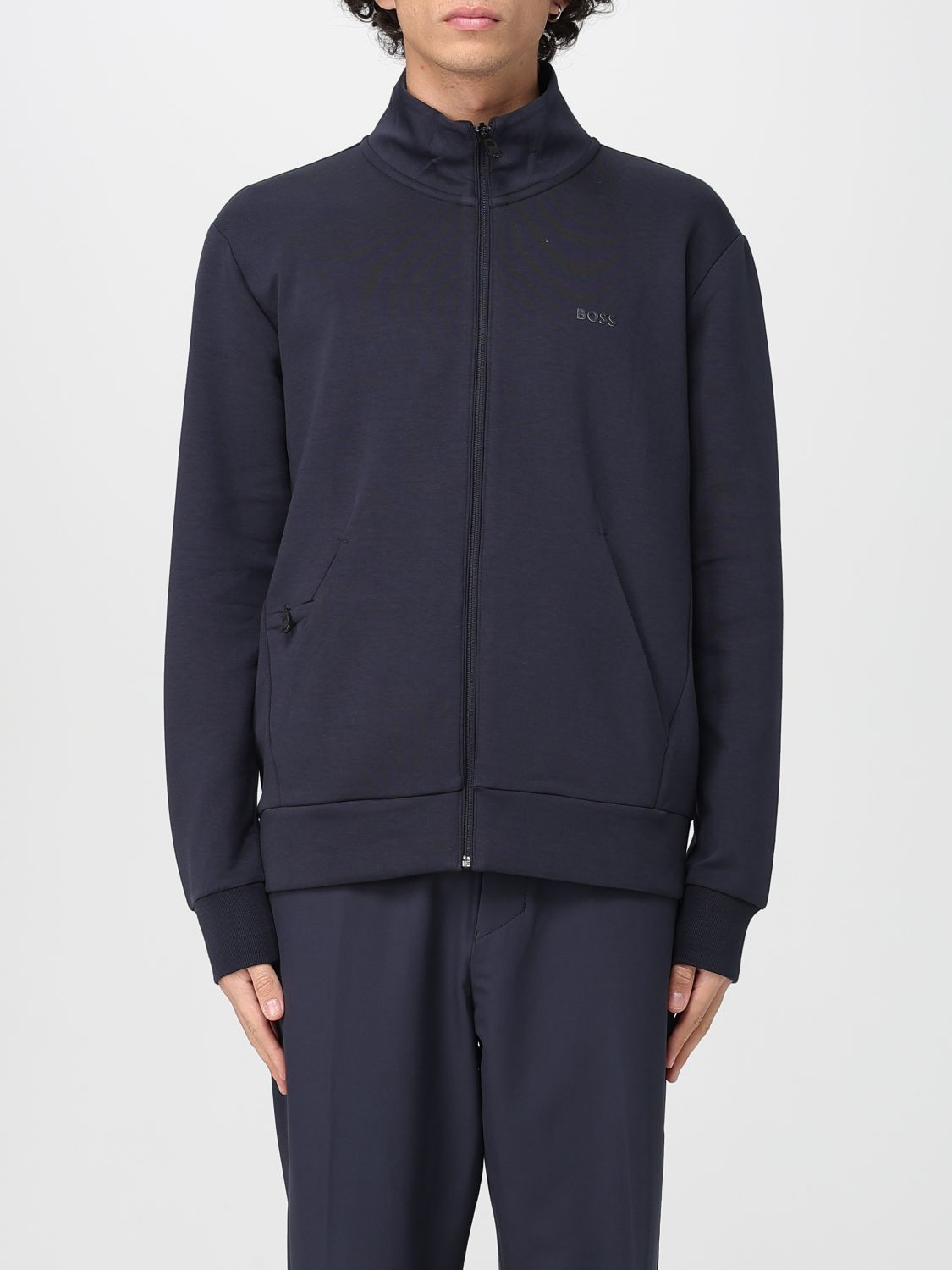Boss Sweatshirt Men Blue