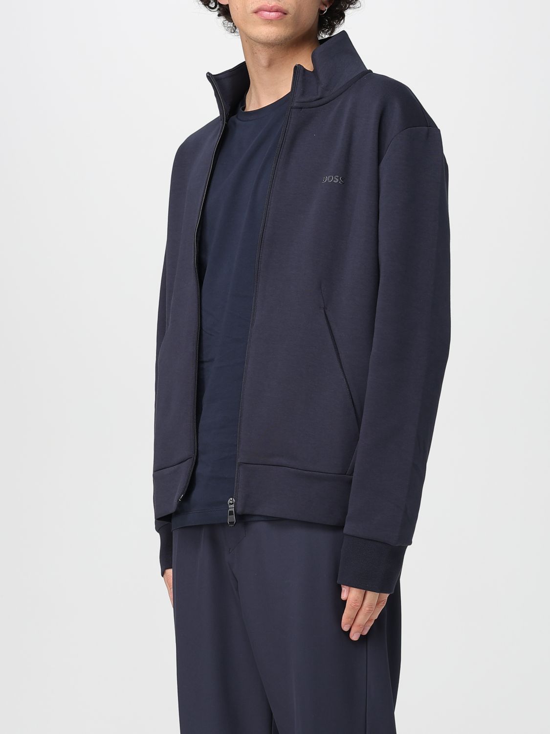 Boss Sweatshirt Men Blue