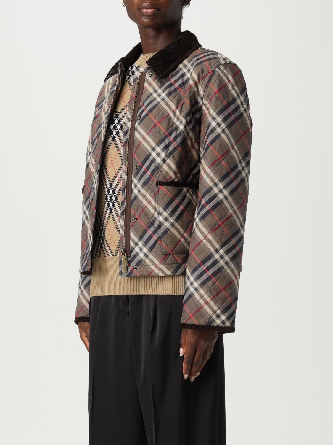 Burberry Jacket Woman Brown