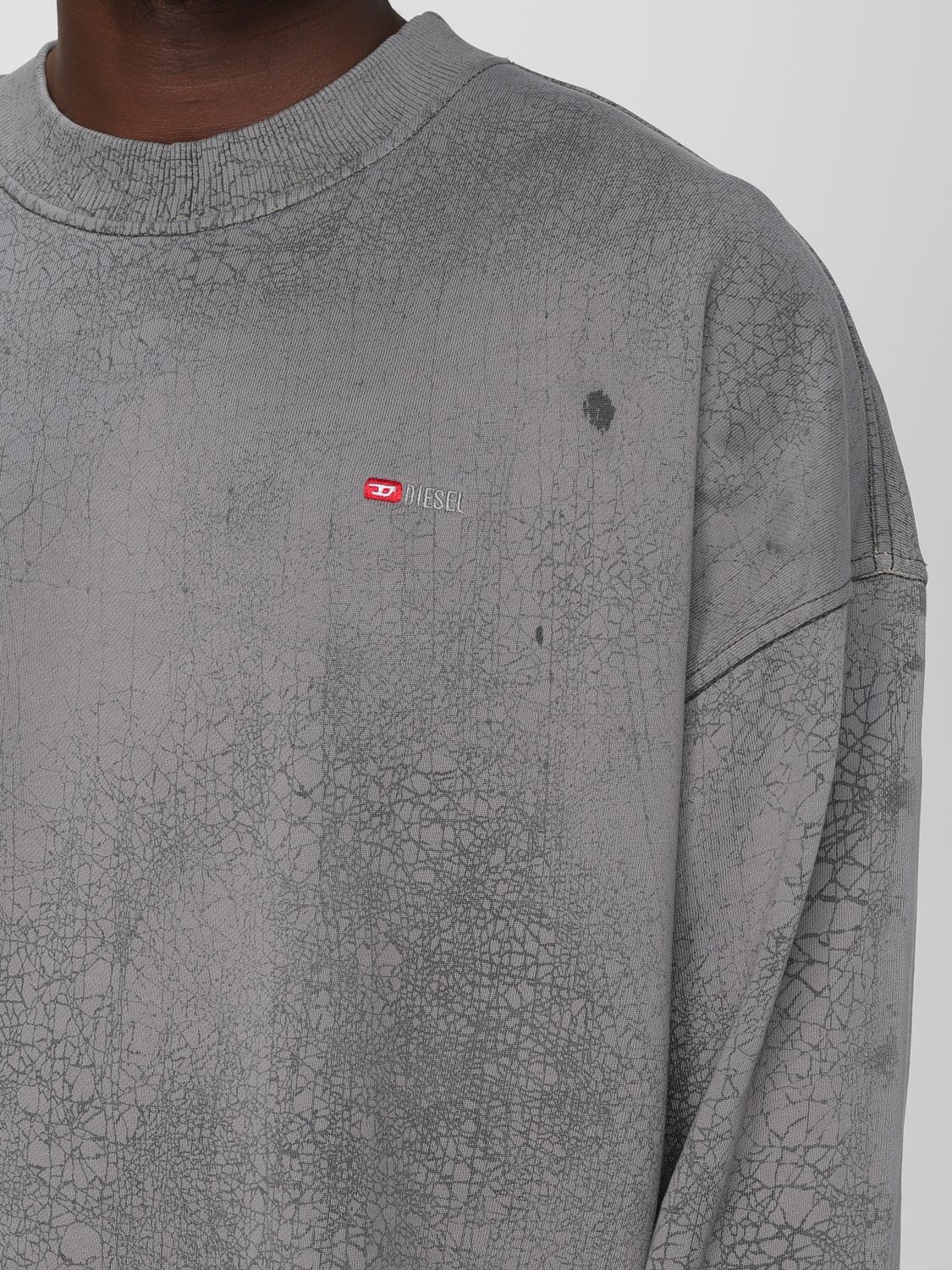 Diesel Sweatshirt Men Grey