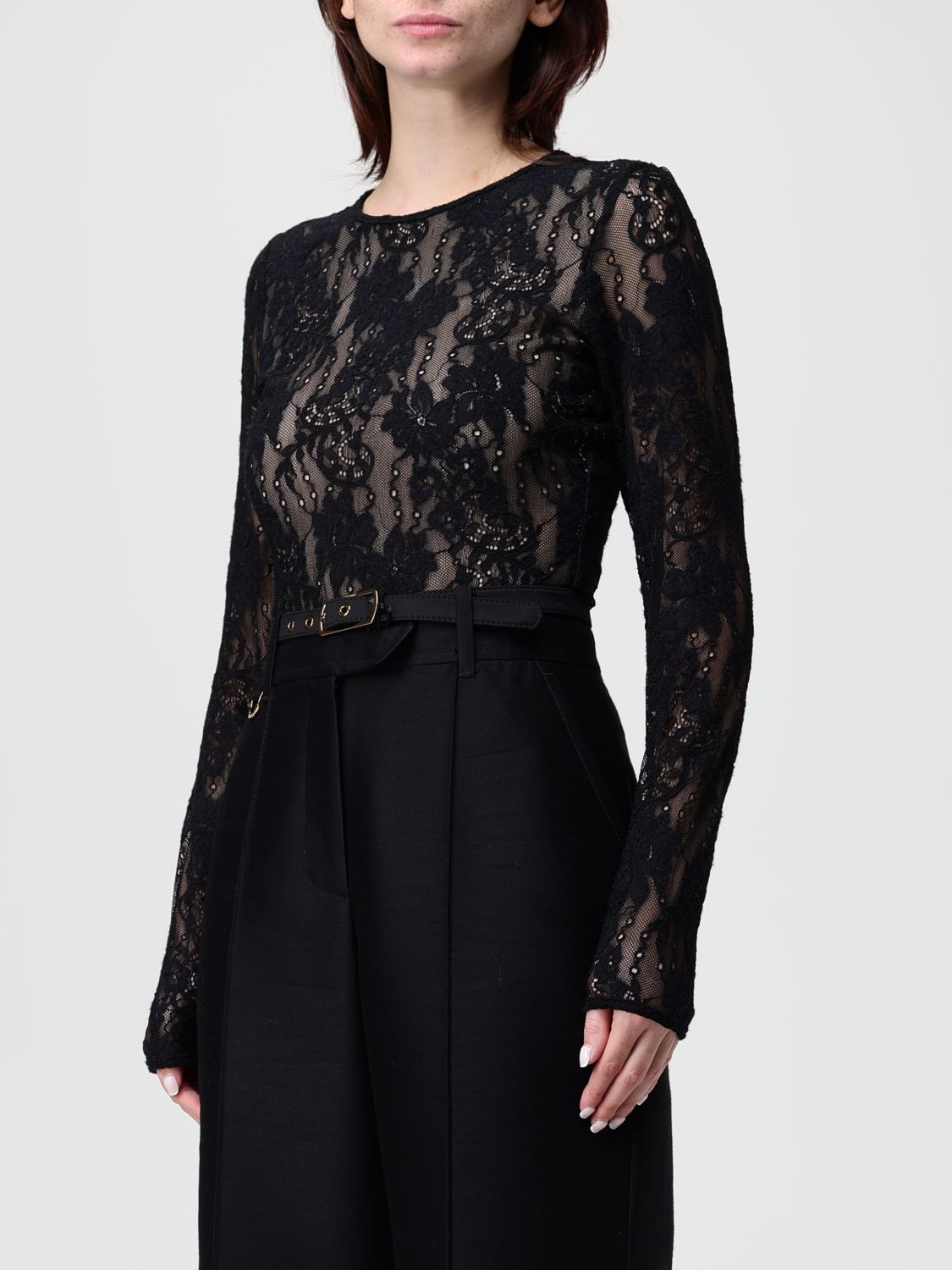 Zimmermann Bodysuit Woman Black