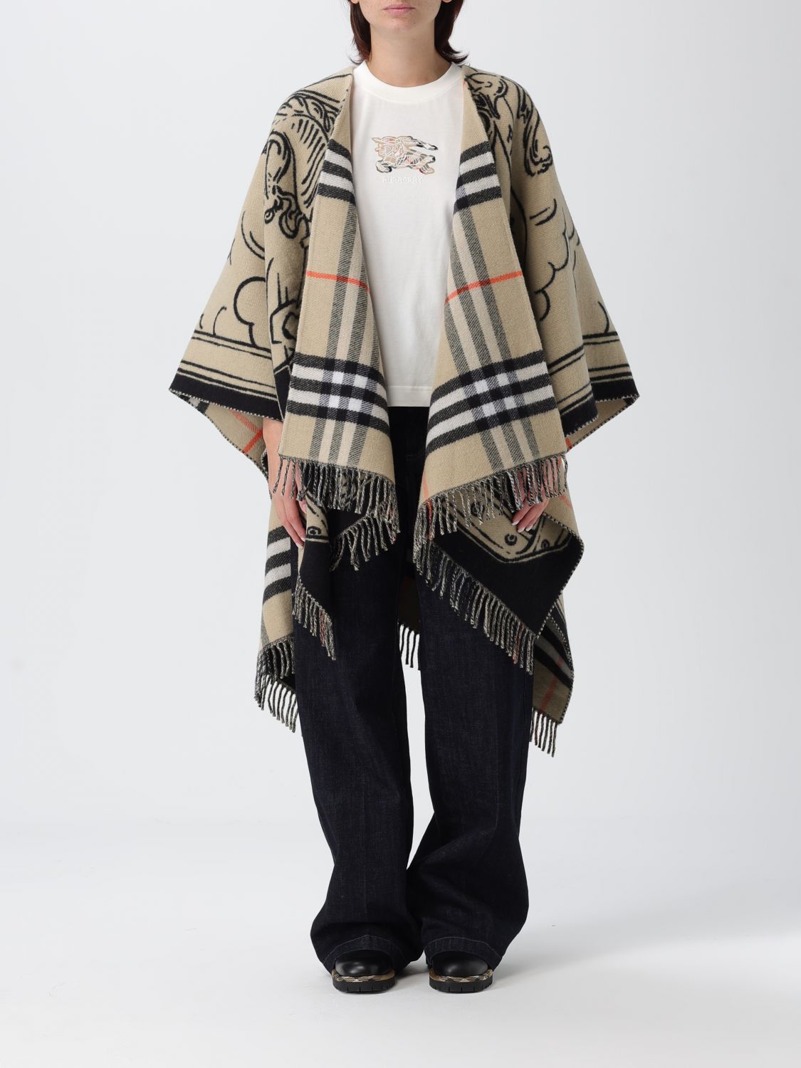 Burberry Coat Woman Beige