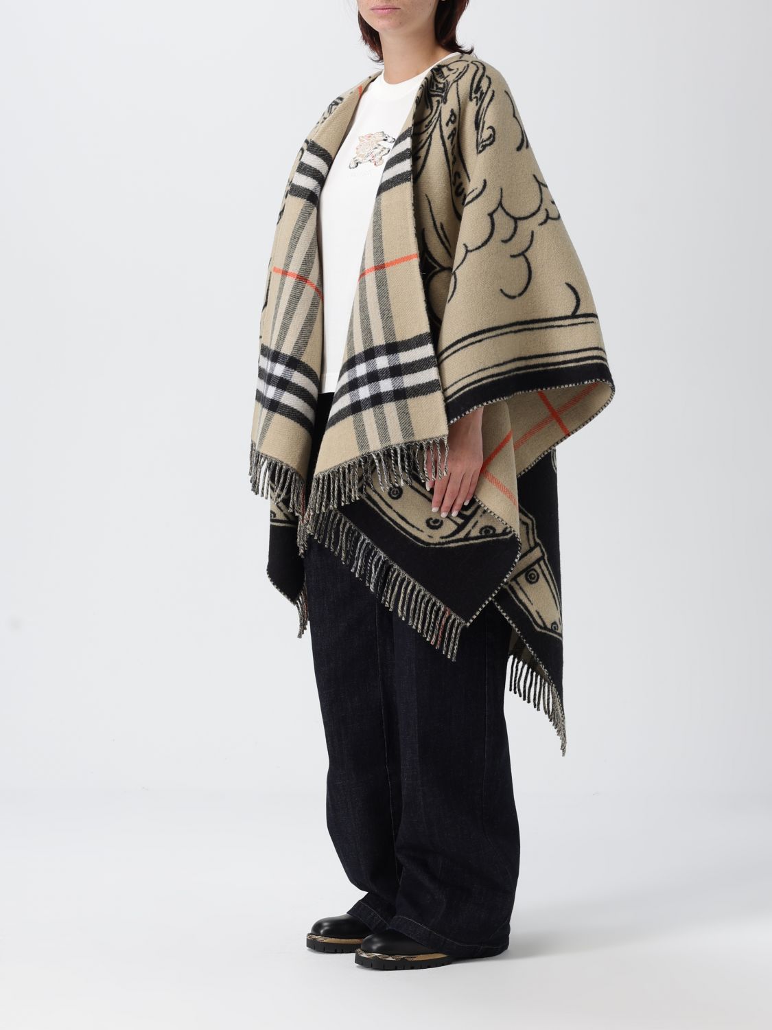 Burberry Coat Woman Beige