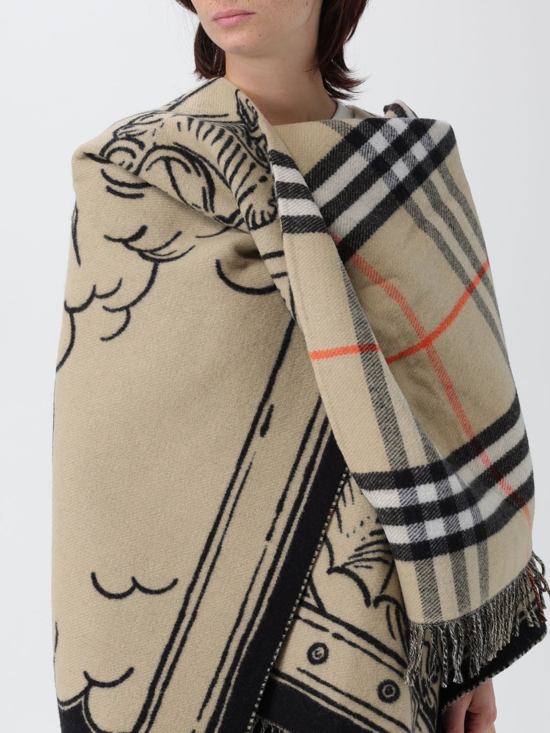 Burberry Coat Woman Beige