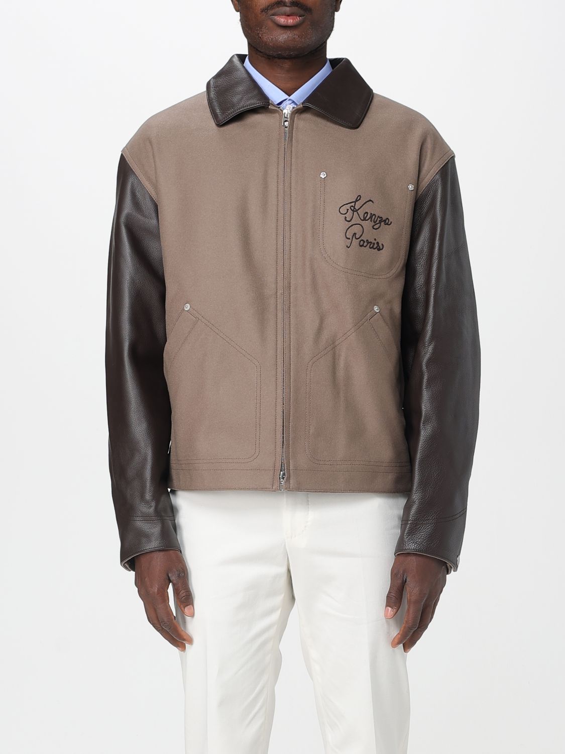 Kenzo Jacket Men Dove Grey