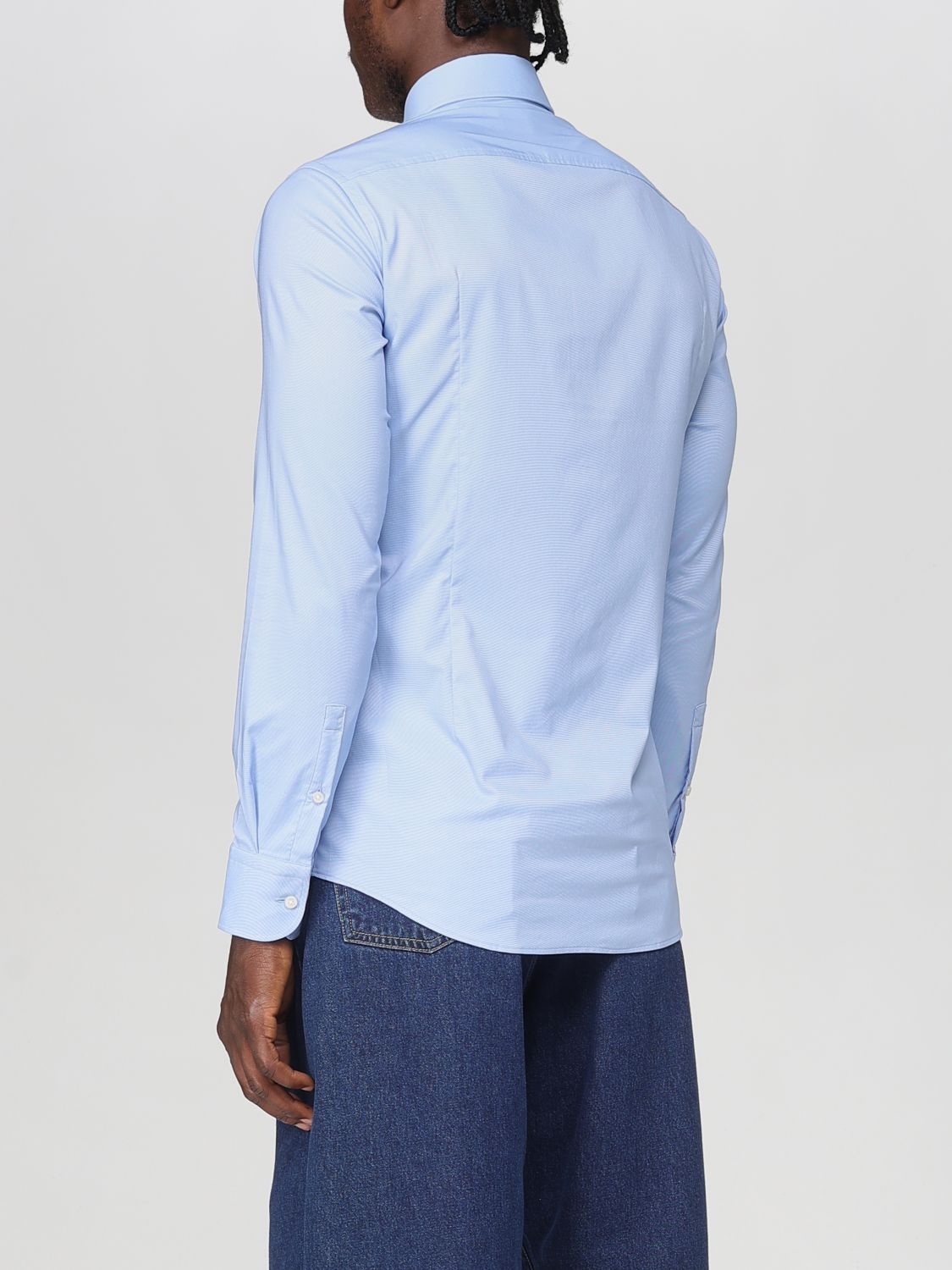 Boss Shirt Men Blue