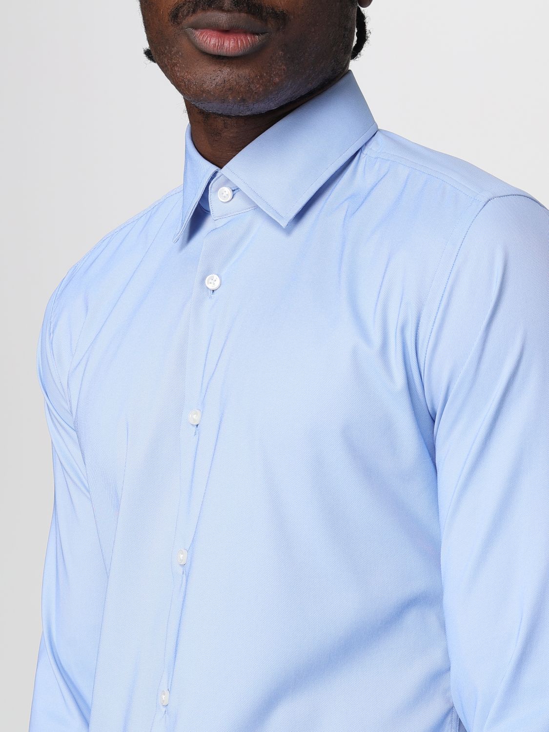 Boss Shirt Men Blue