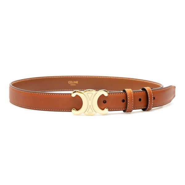 CELINE Triomphe leather belt