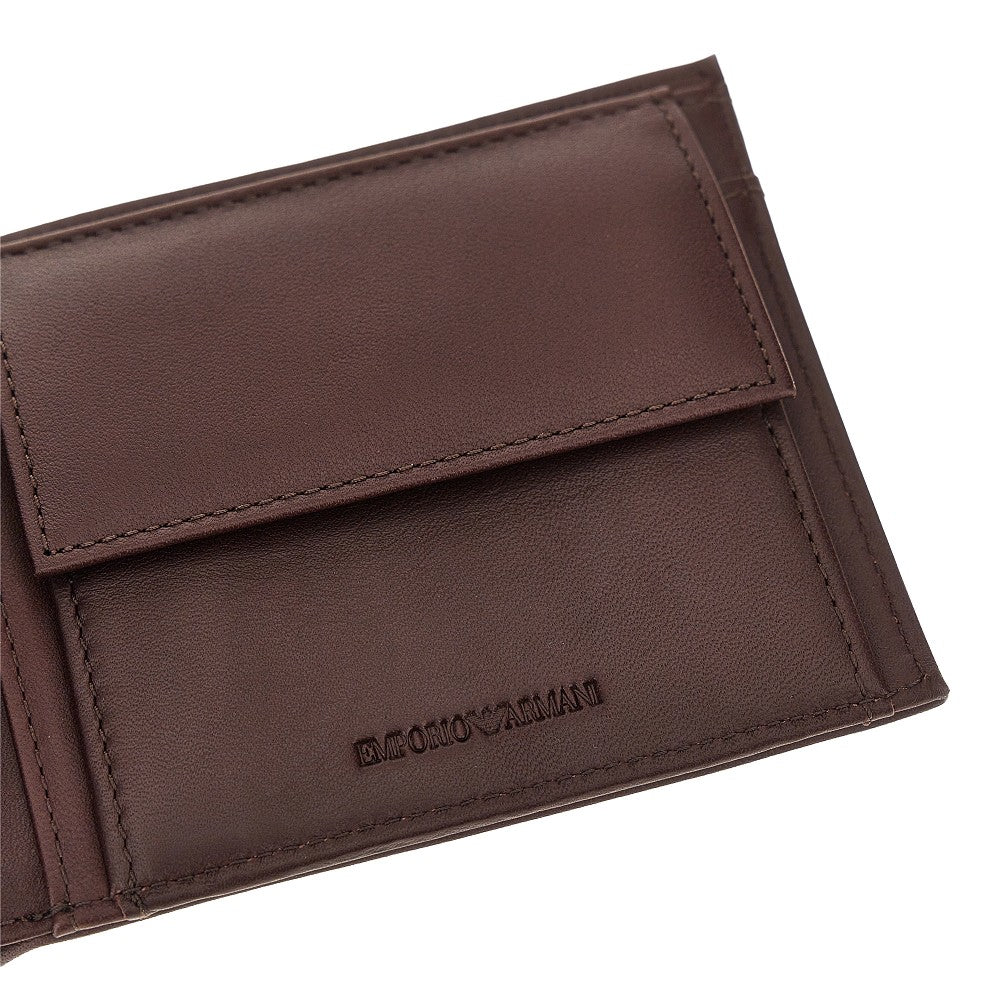 EMPORIO ARMANI Leather bi-fold wallet