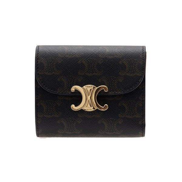 CELINE Triomphe canvas small wallet