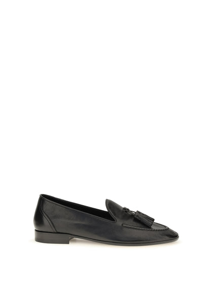 The Row Caden leather Loafers - Black