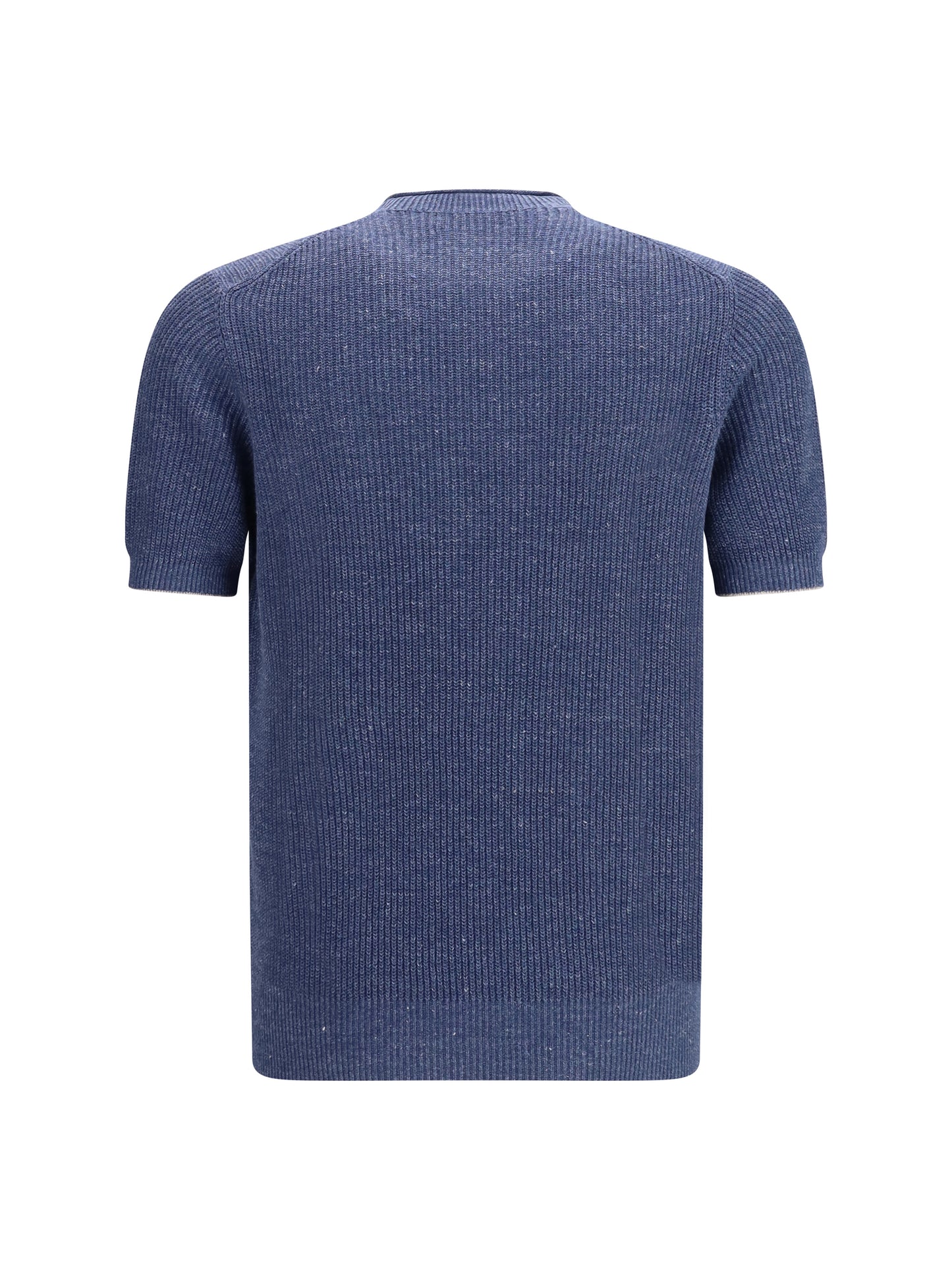 BRUNELLO CUCINELLI Cotton and linen knit T-Shirt