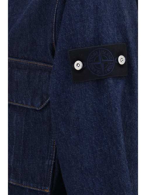 Stone Island Indigo 1200002 Denim Jacket - Blue Rinse