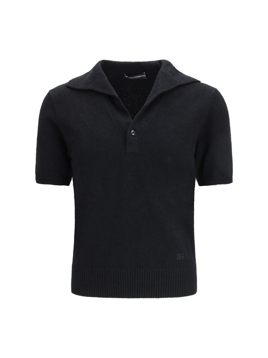 DOLCE & GABBANA Cotton-blend Polo Shirt