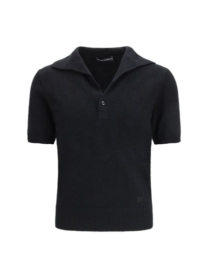 DOLCE & GABBANA Cotton-blend Polo Shirt