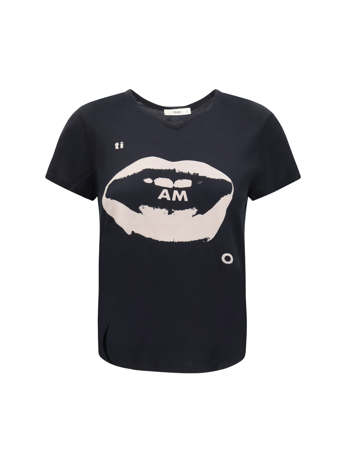 Fendi Ti Amo Graphic Print jersey T-shirt - Black