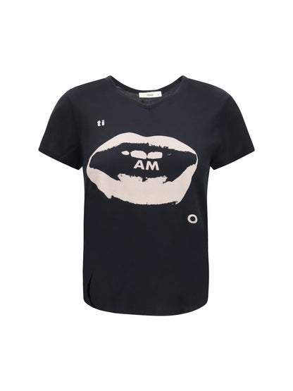 Fendi Ti Amo Graphic Print jersey T-shirt - Black