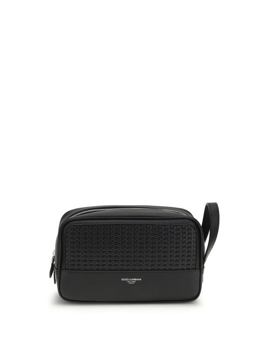 DOLCE & GABBANA Leather Beauty Case