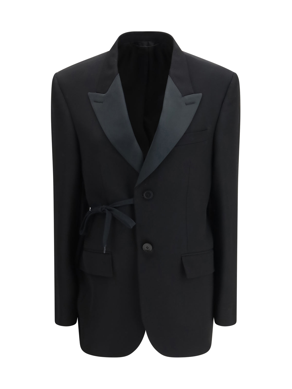 Balenciaga Wrap tailored Jacket - Black