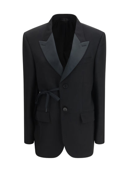 Balenciaga Wrap tailored Jacket - Black