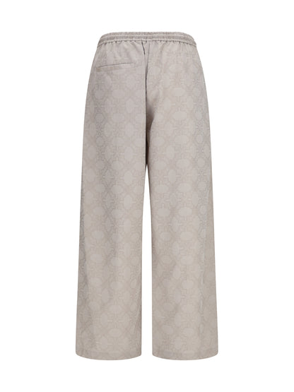 Off-White Arrow all-over monogram Pants - String