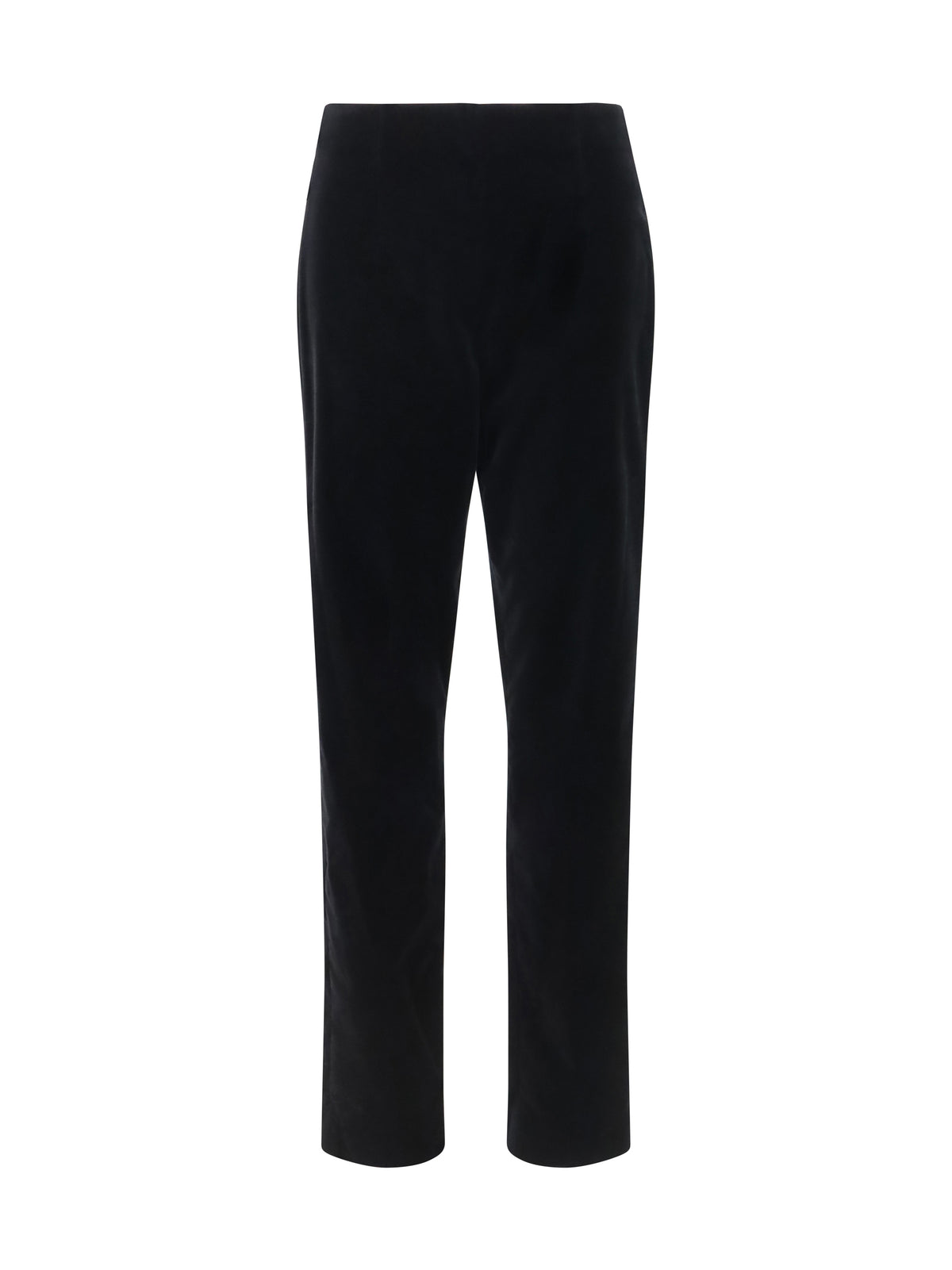 Khaite Ryden cotton-velvet Pants - Black