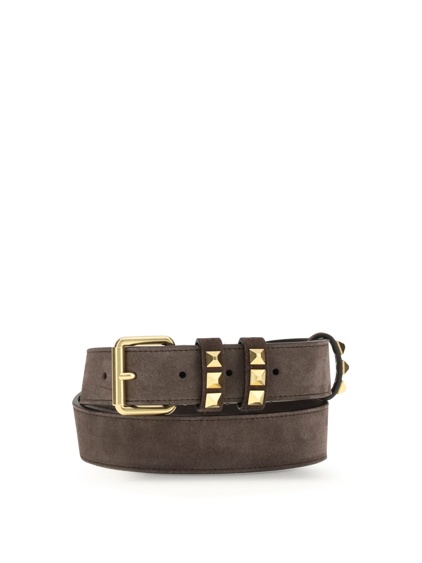 VALENTINO GARAVANI Suede Belt with Rockstuds