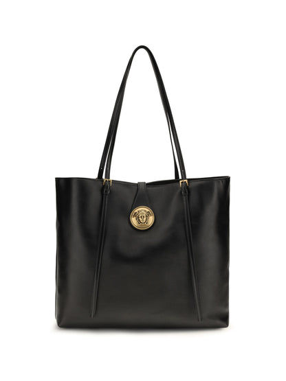 Versace Medusa Tote Bag - Black/Gold