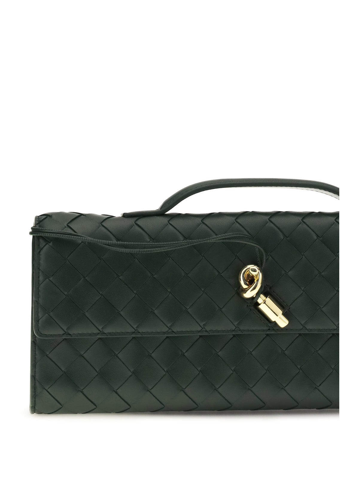 Bottega Veneta Andiamo Handbag - Alpi Green-Muse Br