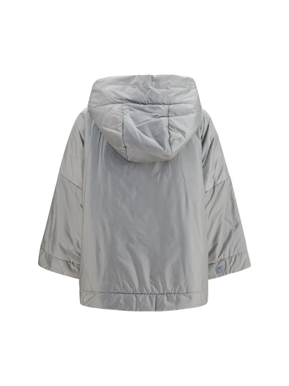 Max Mara The Cube Hooded added Jacket - Steel