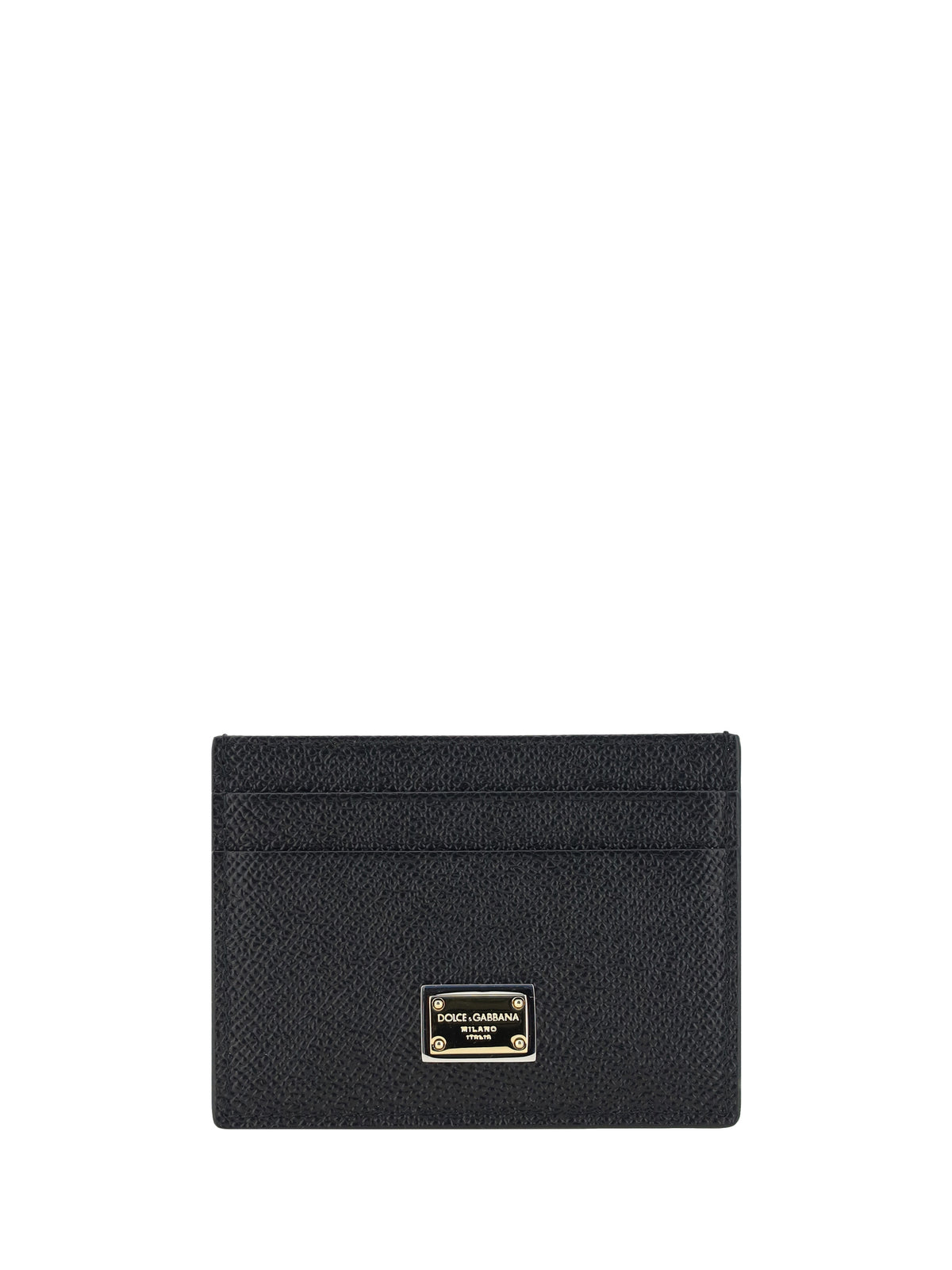 Dolce & Gabbana Leather Cardholder - Black