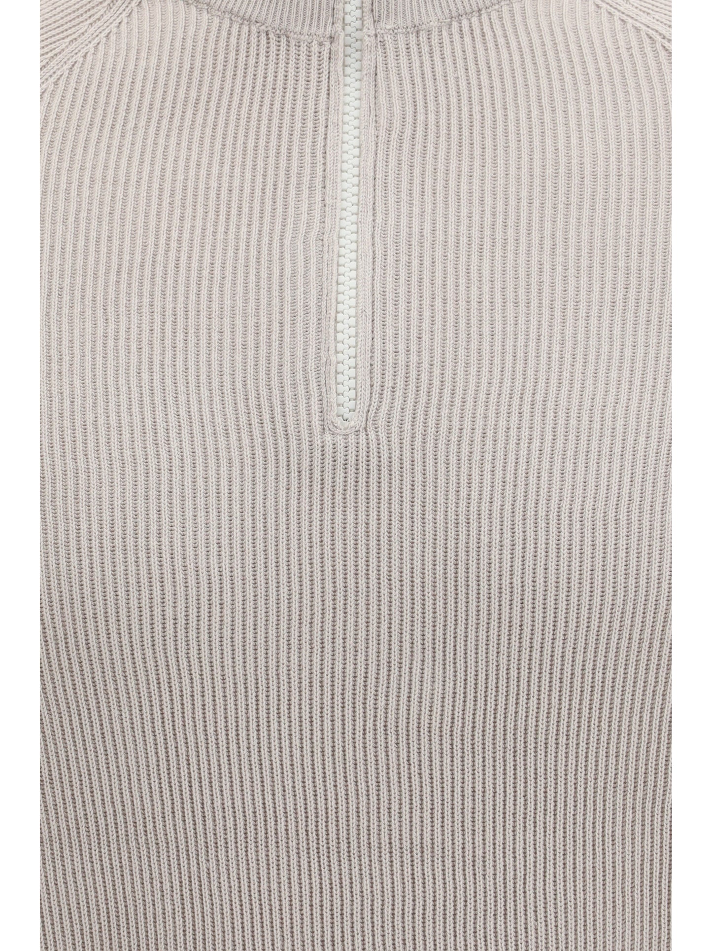BRUNELLO CUCINELLI Cotton Sweater with a high neckline