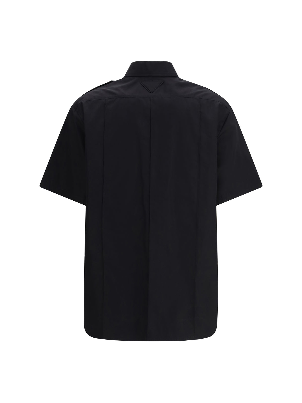 Prada Short-sleeve poplin Shirt - Black