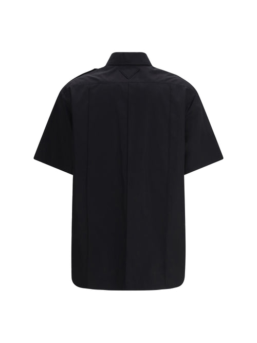 Prada Short-sleeve poplin Shirt - Black