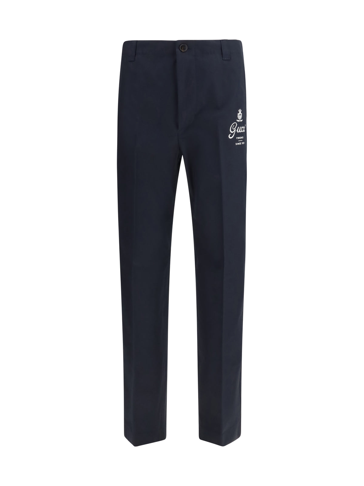 Gucci Compact cotton twill Pants - Ink