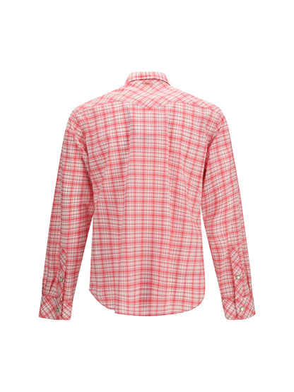 VERSACE Slim checked cotton poplin Shirt