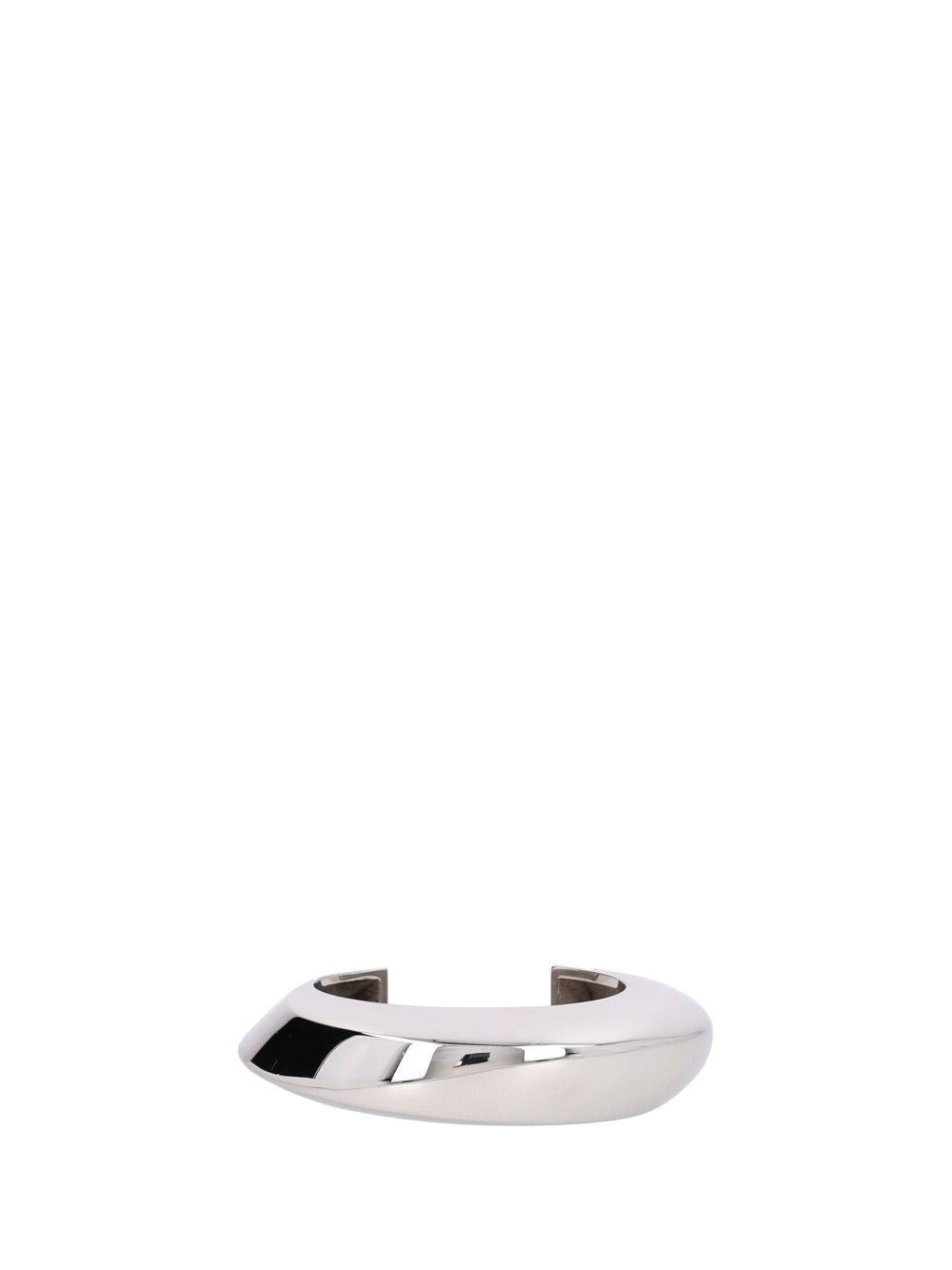 Alaïa Small Edge Rigid Bracelet - Silver