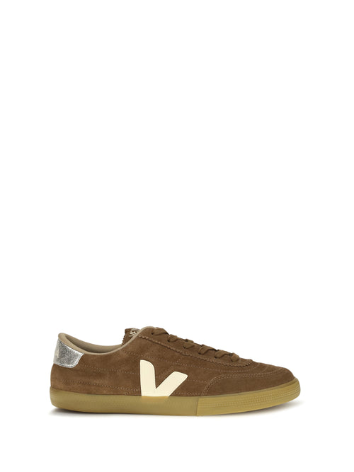 Veja Panenka suede Sneakers - Brown_pierre_silver