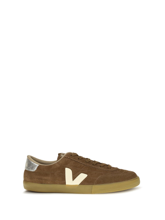Veja Panenka suede Sneakers - Brown_pierre_silver