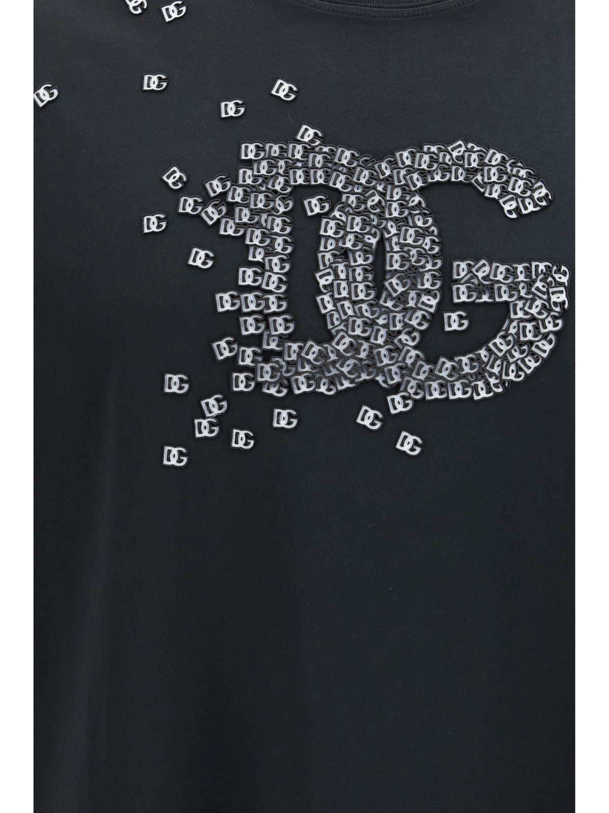 Dolce & Gabbana Cotton T-shirt with logo - Black