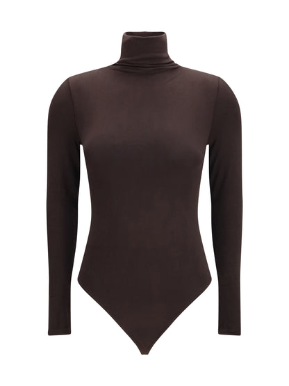 Wolford Colorado Bodysuit - Dark Wood