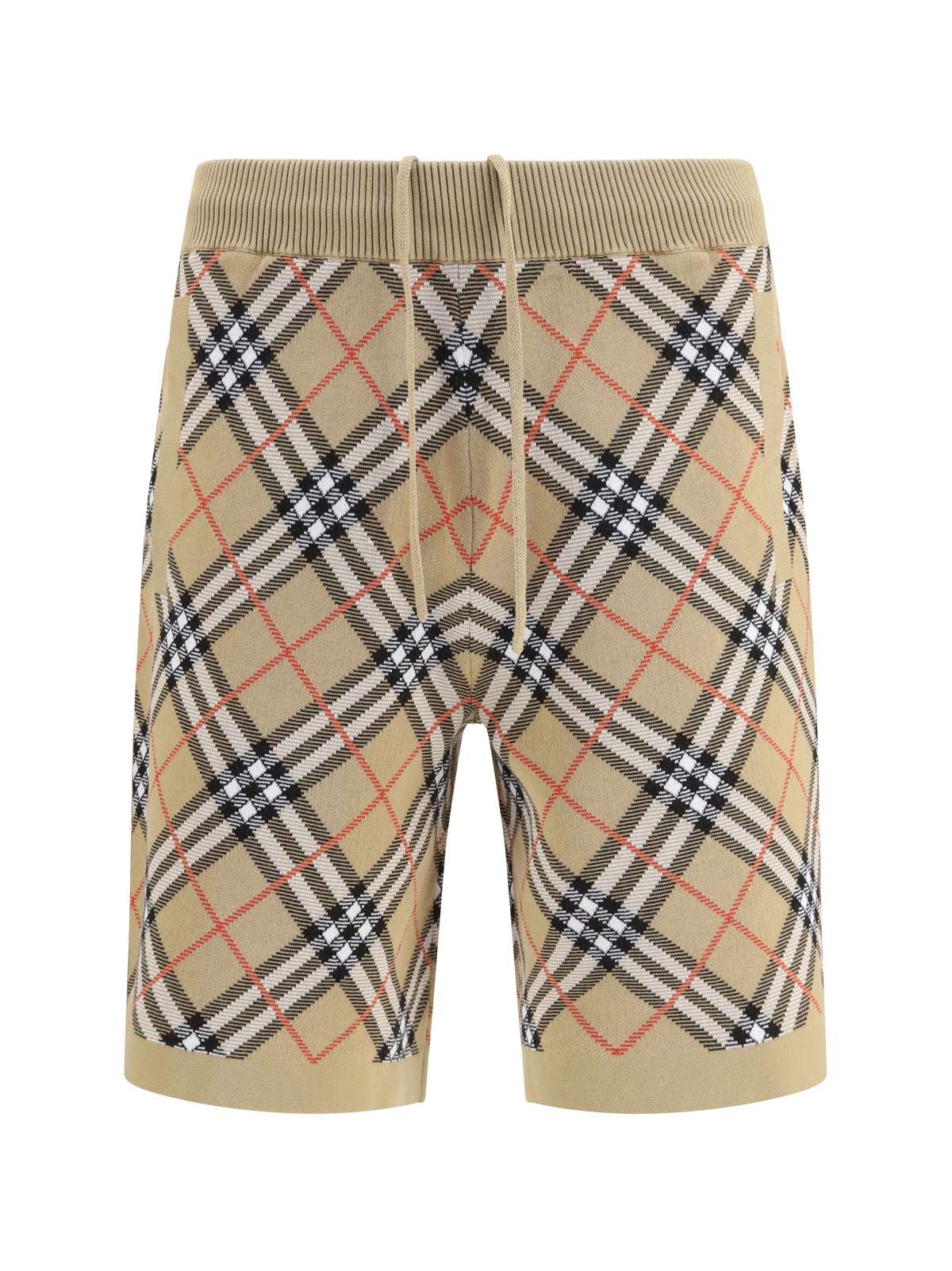 Burberry Check cotton blend Shorts - Sand Ip Check